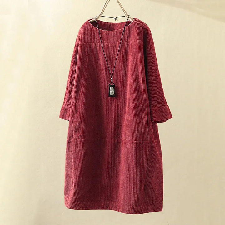 Cotton Women's Long Sleeve Dress