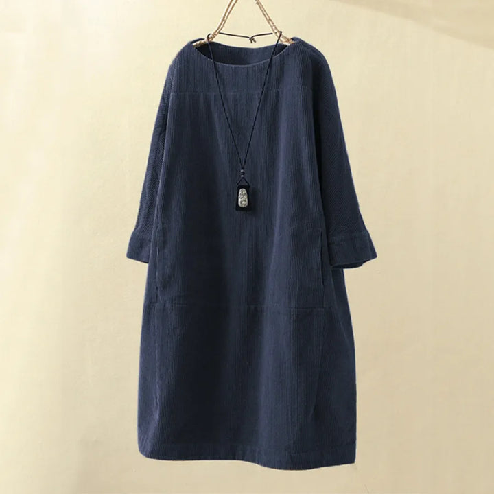 Cotton Women's Long Sleeve Dress